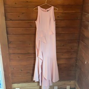 Adrianna Papell Blush Pink Bridesmaid Dress